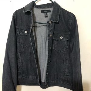 Black jean jacket from forever 21